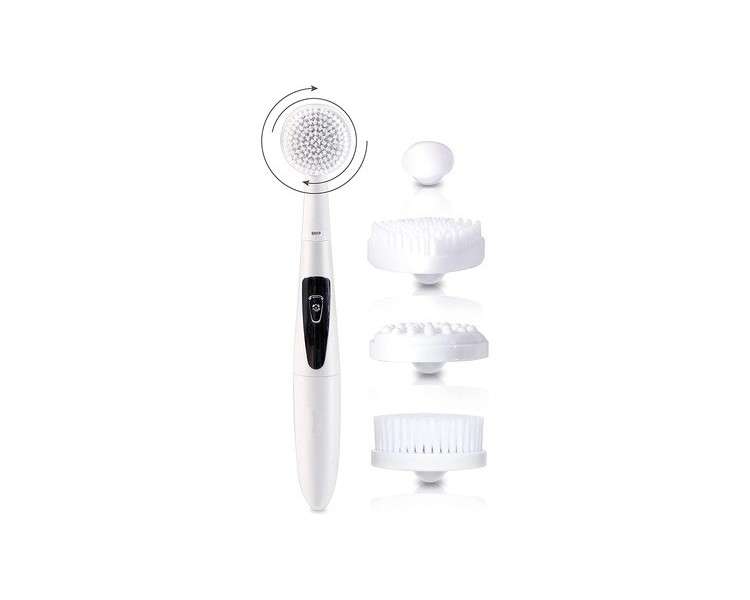 Rio FABM 4 in 1 Face Brush with Sonic Technology for Deep Cleansing, Relaxing Massage, and Gentle Exfoliation