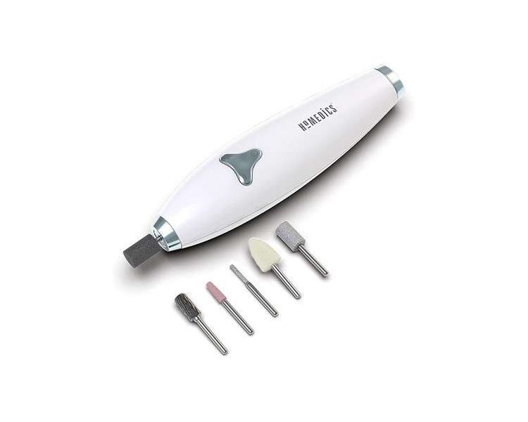 HoMedics Luxury 6 in 1 Electric Manicure/Pedicure Set with 8 Speeds and 6 High Quality Nail Care Attachments MAN-1700-EU