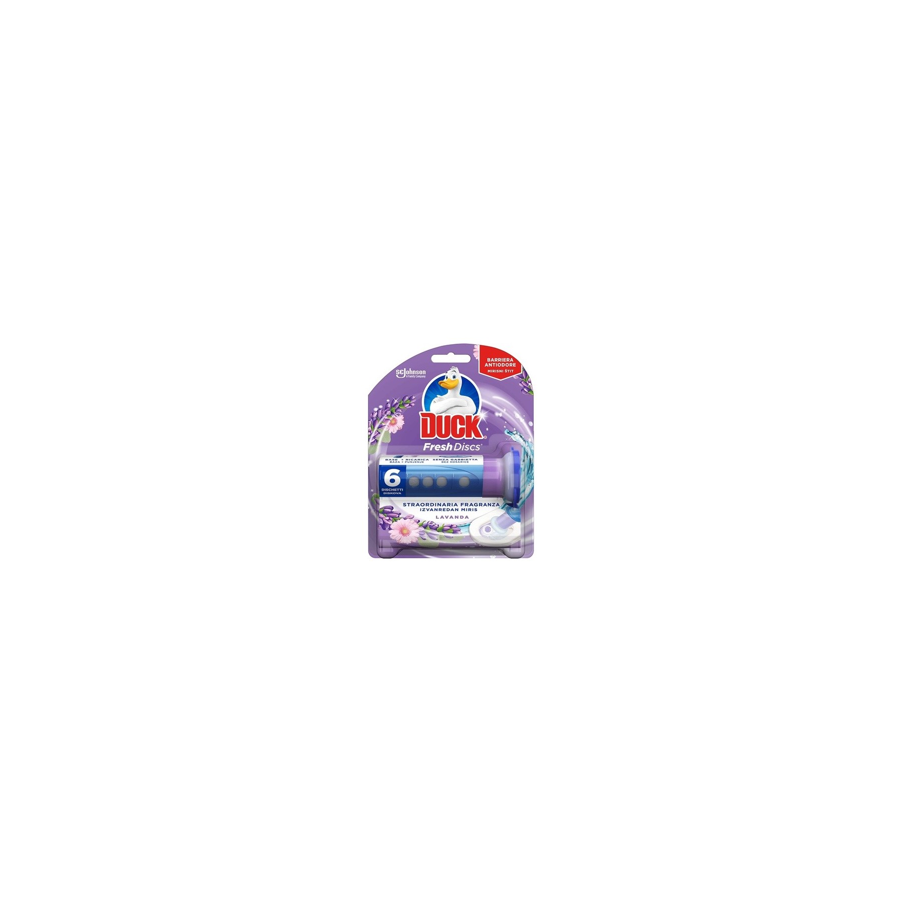 Duck Fresh Disks Hygienizante, 10-Pack 1 Pezzo Lavender