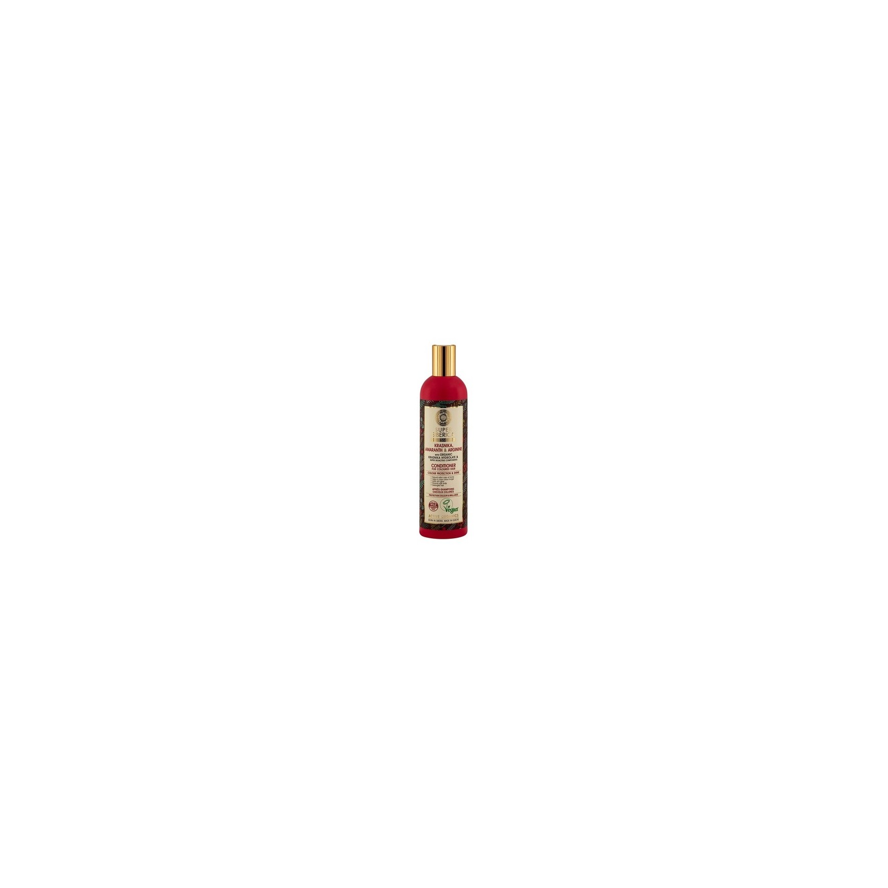 Natura Siberica Super Cranberry Amaranth & Arginine Conditioner for Colored Hair 400ml