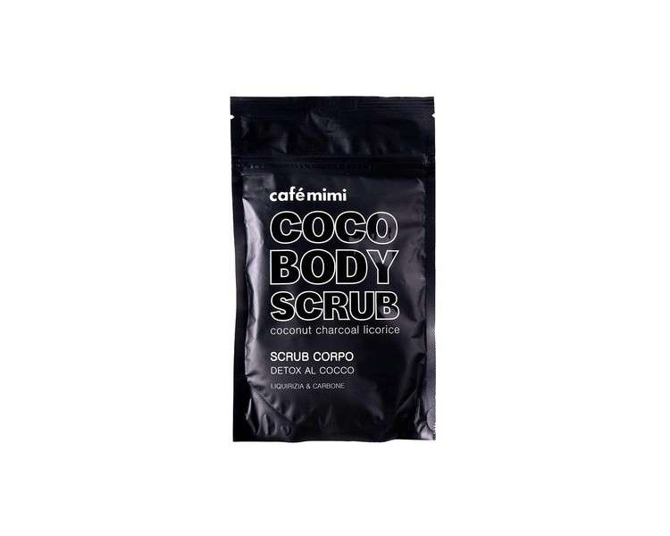 Coconut Charcoal and Licorice Body Scrub 150g