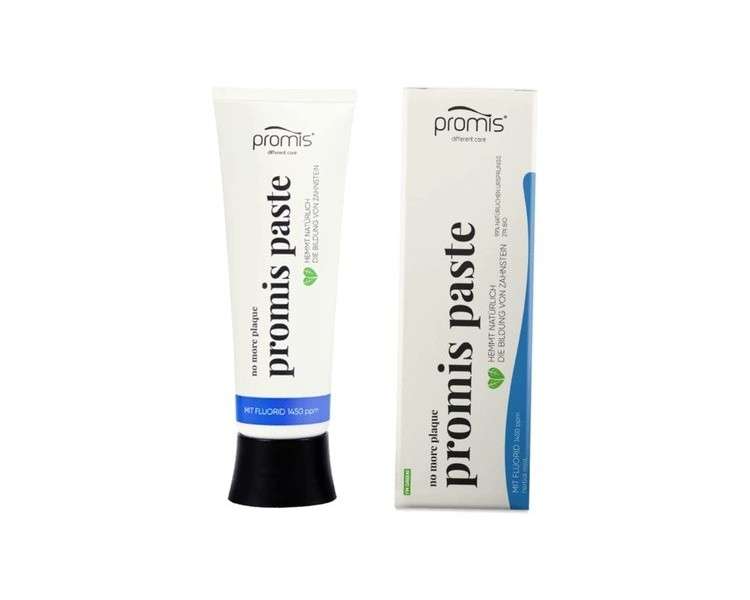 Promis Paste Natural Anti-Plaque Toothpaste with 1450ppm Fluoride 75ml