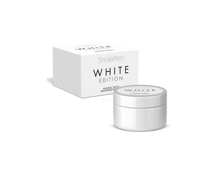 SMILEPEN White Edition Powder 20g - Fast Solution for Slightly Discolored Teeth - Up to Three Shades Whiter