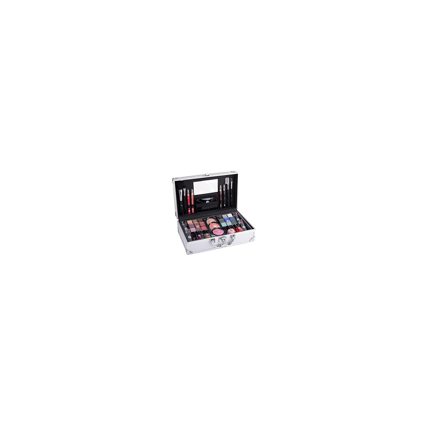 2K Fabulous Beauty Train Case Complete Makeup Palette