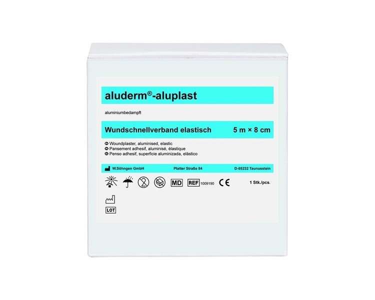 Söhngen Aluderm-Aluplast Elastic Wound Plaster 5m x 8cm