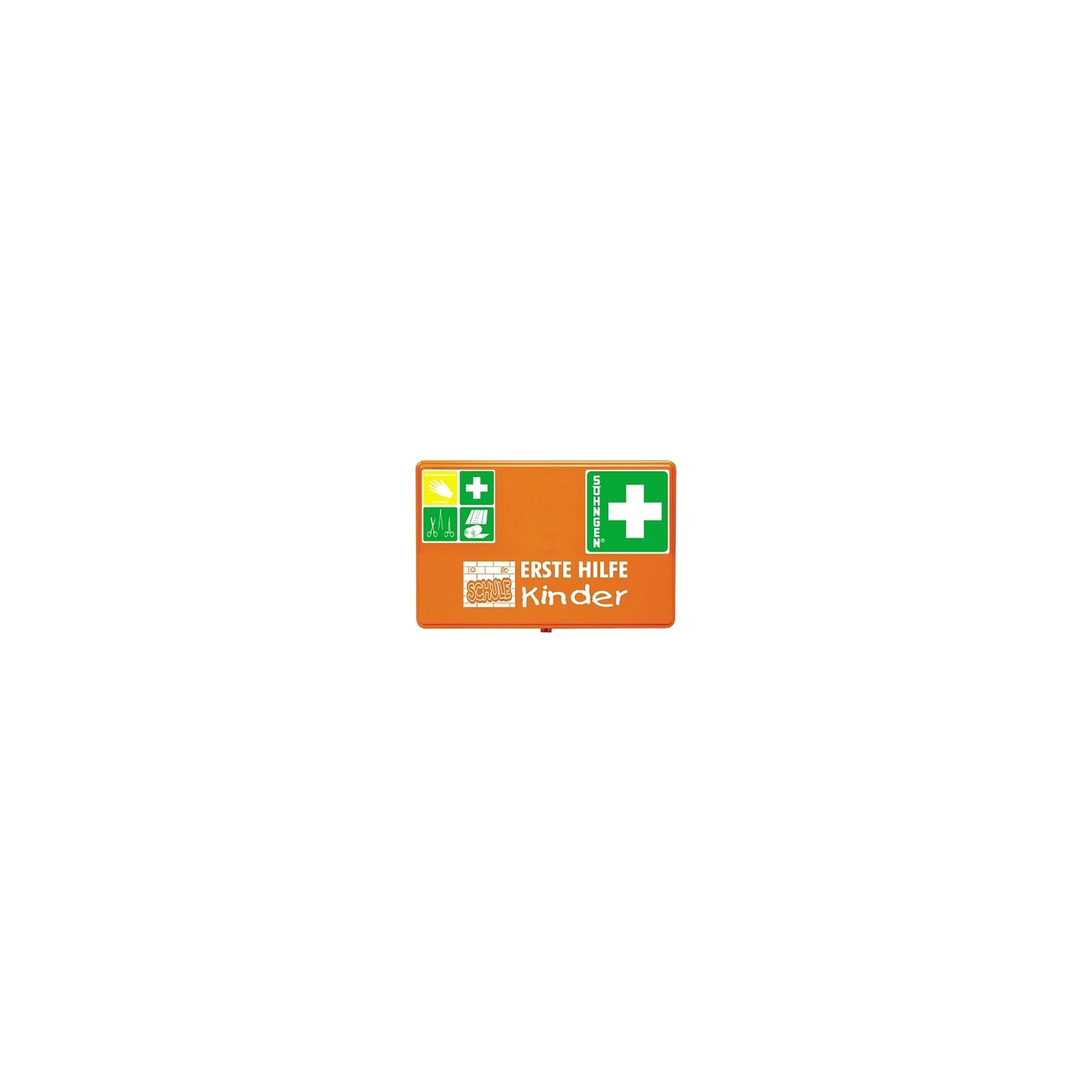 Söhngen School First Aid Kit with Small Size Aluderm-Aluplast Children's Dressings - Filled First Aid Box for Children 6 Years and Up