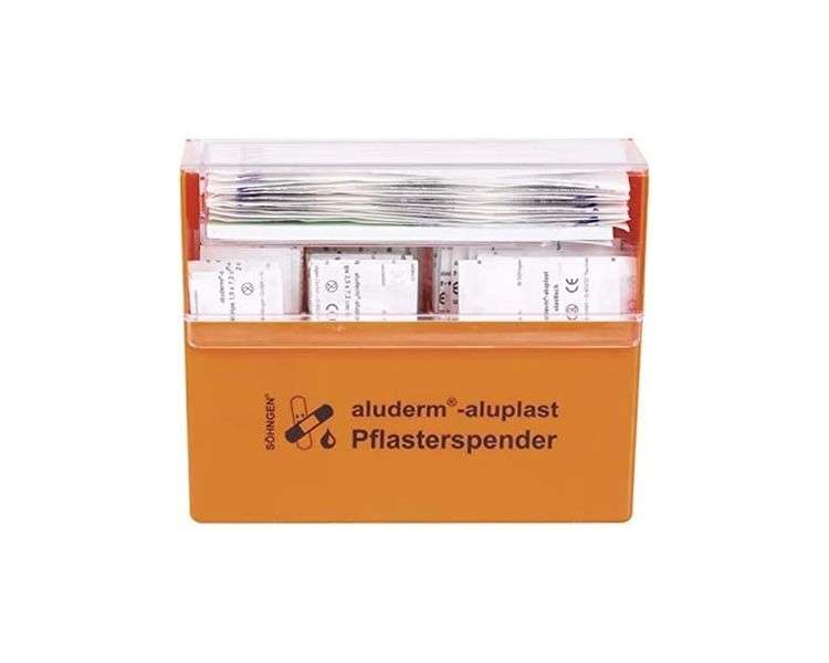 Aluderm Plaster Dispenser with 115 Plasters and Wall Mount by Söhngen