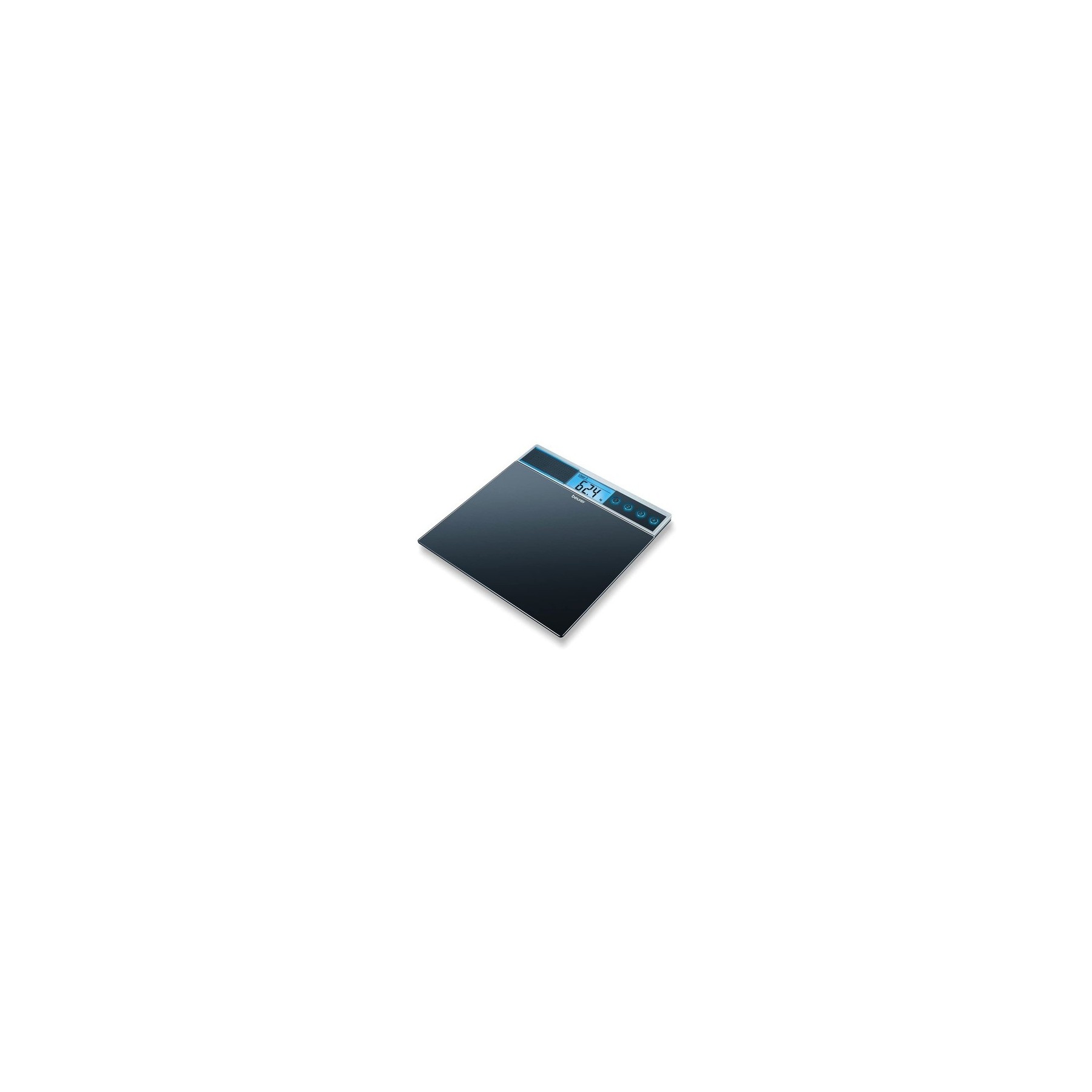 Beurer GS 39 Glass Scale with Voice Function and Large Platform 4 Direct Memory Slots