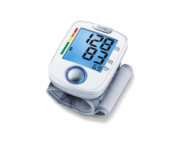 Beurer BC 44 Wrist Blood Pressure Monitor with Easy One-Button Operation for Fully Automatic Blood Pressure and Pulse Measurement on the Wrist