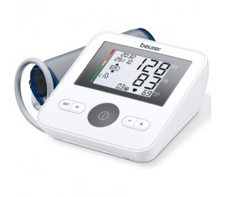 Beurer BM27 Upper Arm Blood Pressure Monitor XL Cuff 4 User Profiles Arrhythmia Detection WHO Risk Indicator