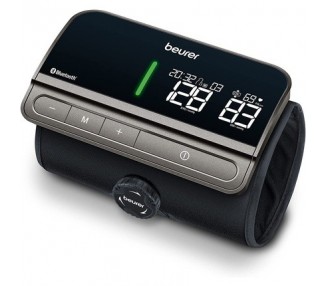 Beurer BM 81 easyLock Upper Arm Blood Pressure Monitor with Innovative Hoseless Cuff and App Connectivity