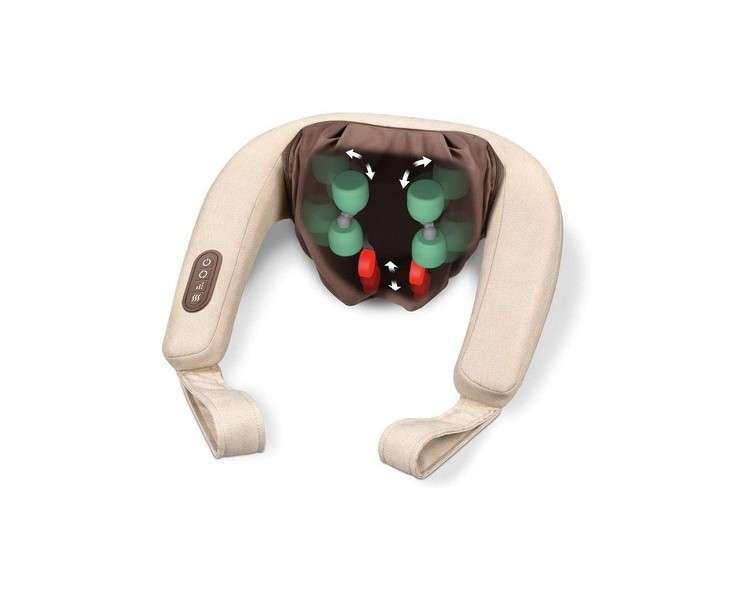 Beurer MG 153 Neck Massager with Heat and Auto Shut-Off Kneading Massage
