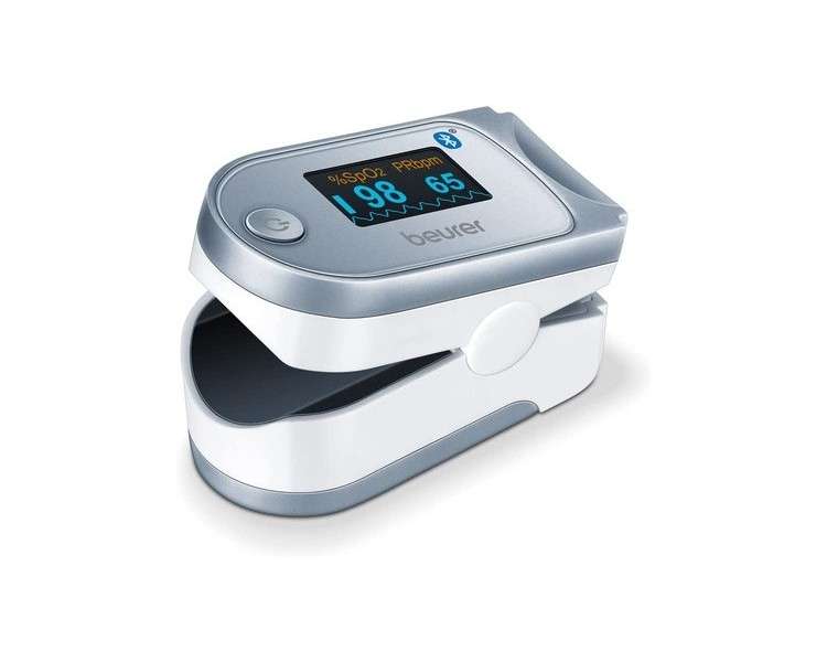 Beurer PO 60 Pulse Oximeter with Bluetooth - Blood Oxygen Saturation Monitor