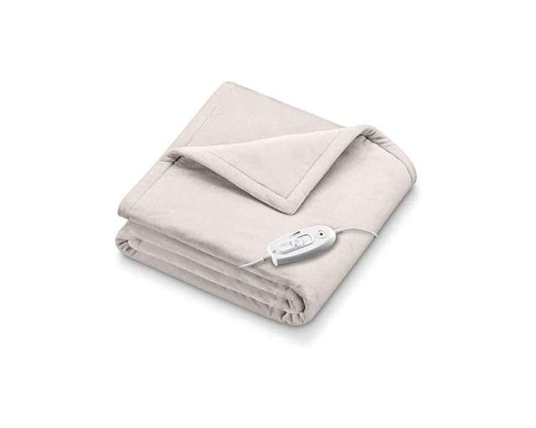 Sanitas SHD 70 Soft and Cozy Heated Blanket with 6 Temperature Settings 180 x 130 cm