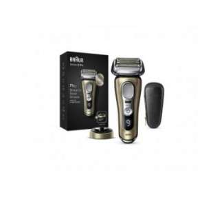 Brown Shaver Series 9 Wet and dry Gold Black