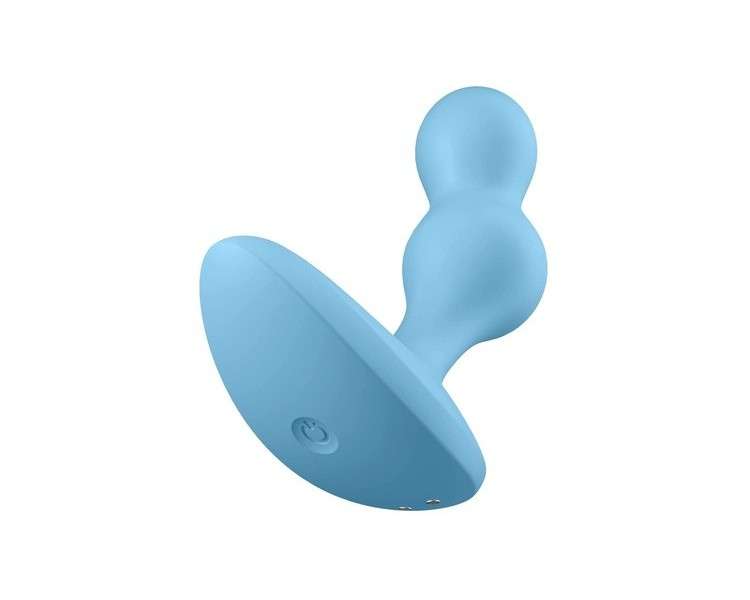 Satisfyer Deep Diver Connect App Bluetooth Anal Plug Blue Silicone Waterproof (IPX7)
