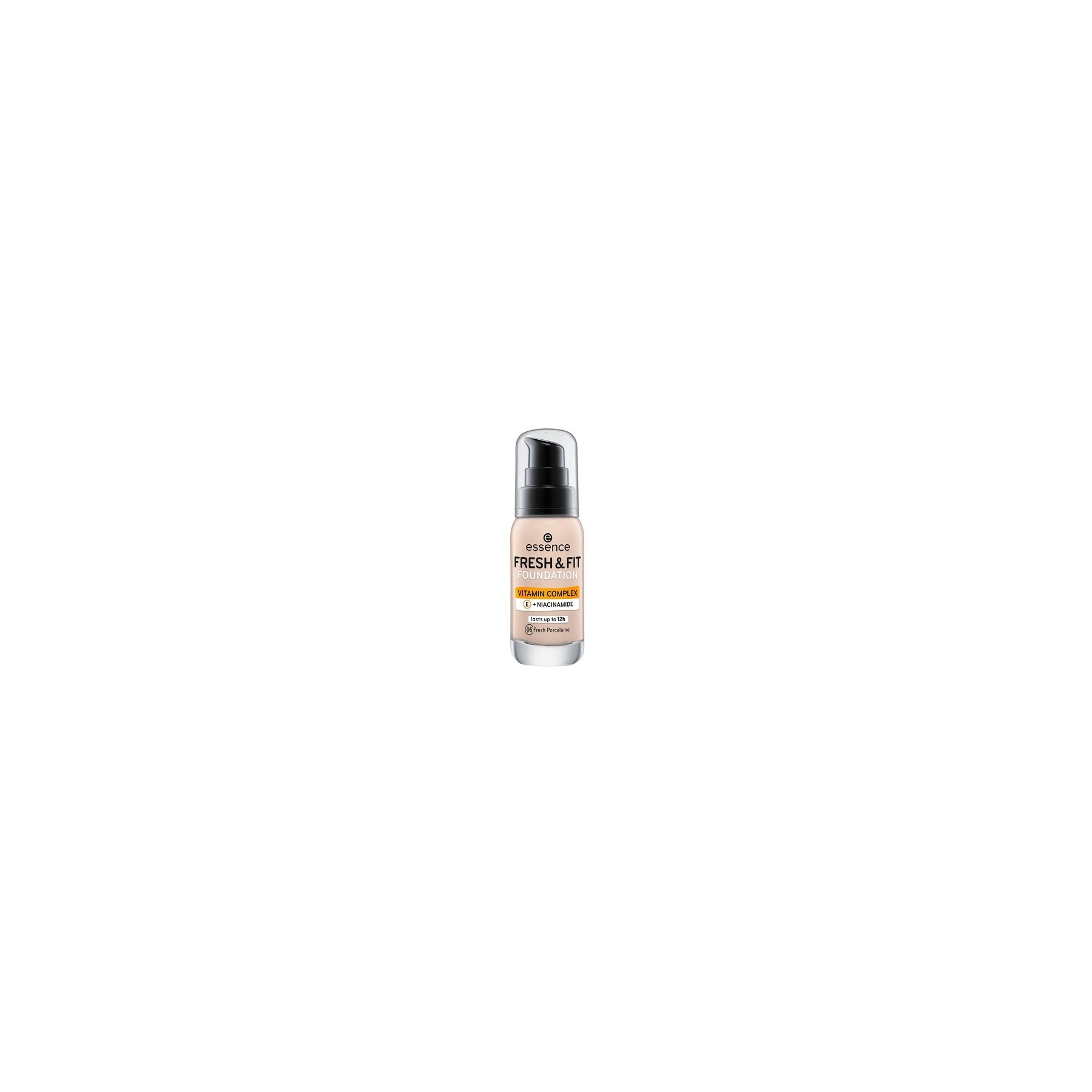 Essence Fresh & Fit Foundation Makeup with Vitamins 30ml - Shade 05 Fresh Porcelain Nude Vegan