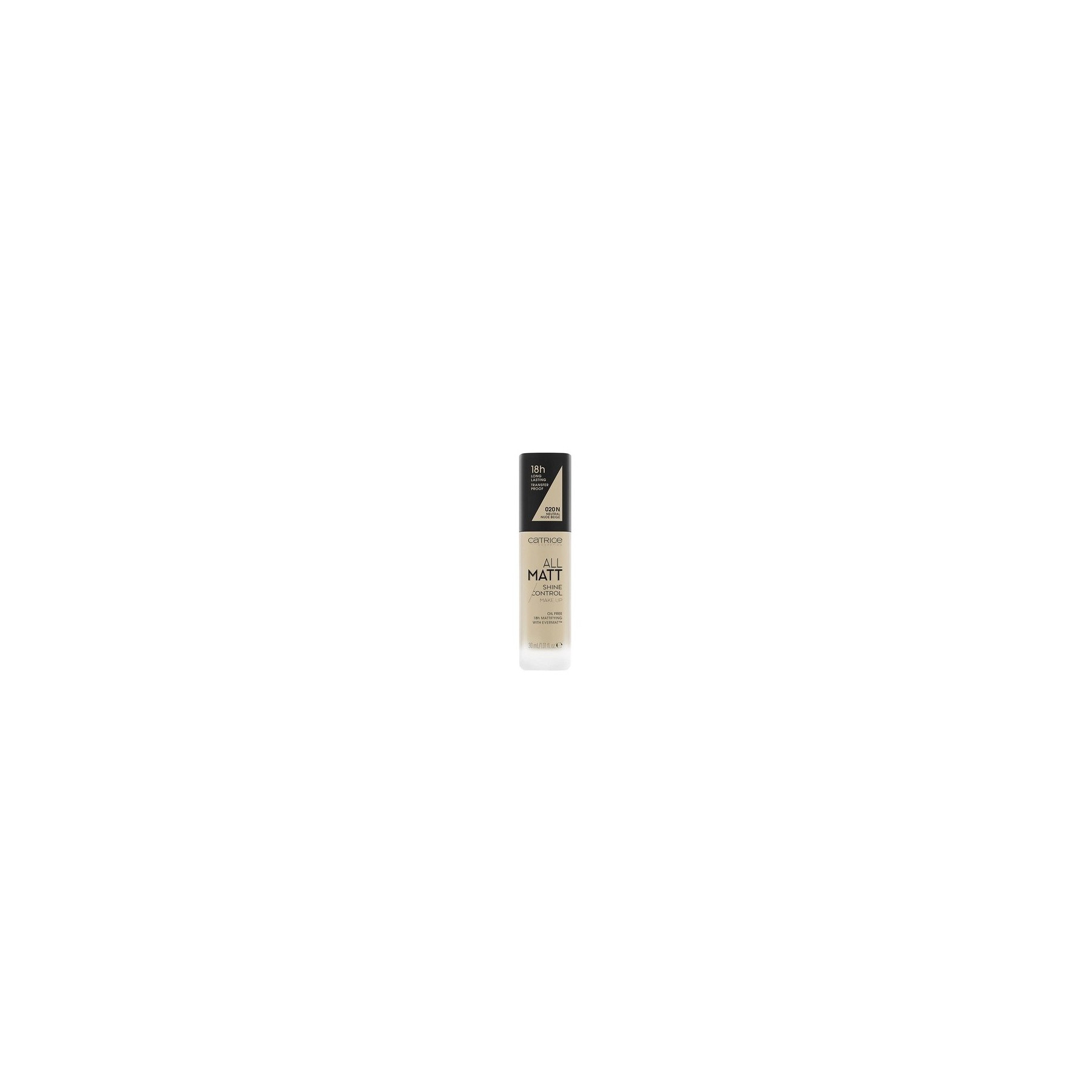 Catrice All Matt Shine Control Make Up Foundation 30ml - Neutral Nude Beige