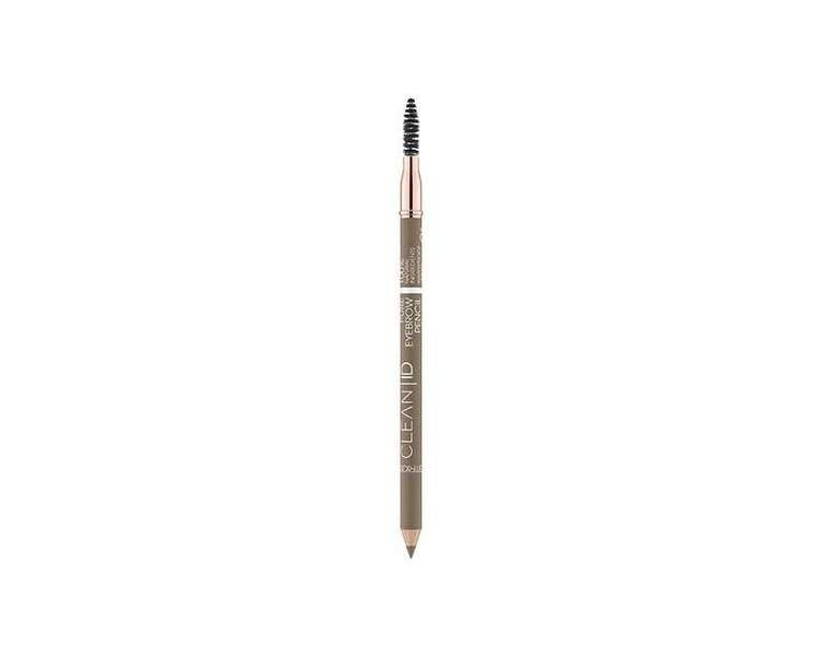 Catrice Clean ID Pure Eyebrow Pencil Eye Pencil 040 Ash Brown Vegan Water Resistant - 1g