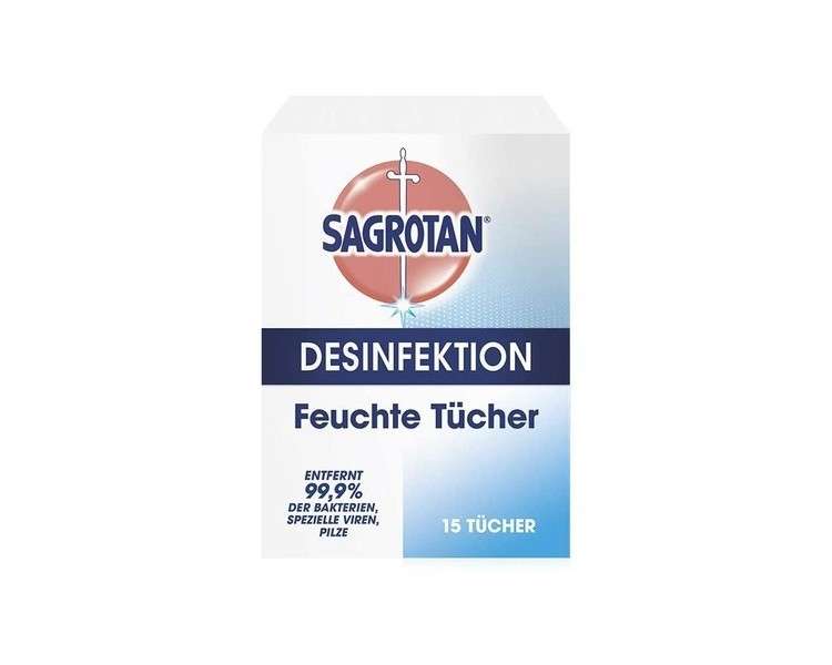 Sagrotan Wet Wipes For Disinfection - In A Practical Travel Size For The