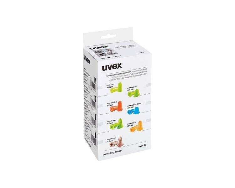 Uvex x-fit Earplugs Without Cord 300 Pairs Refill Pack