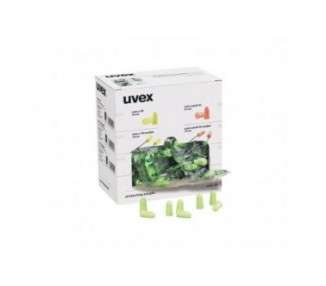 Uvex x-fit Earplugs without Cord 200 Pairs Lime