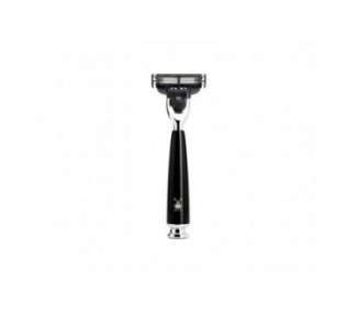 MÜHLE RYTMO Series Wet Razor Compatible with Gillette Mach3 Black Resin