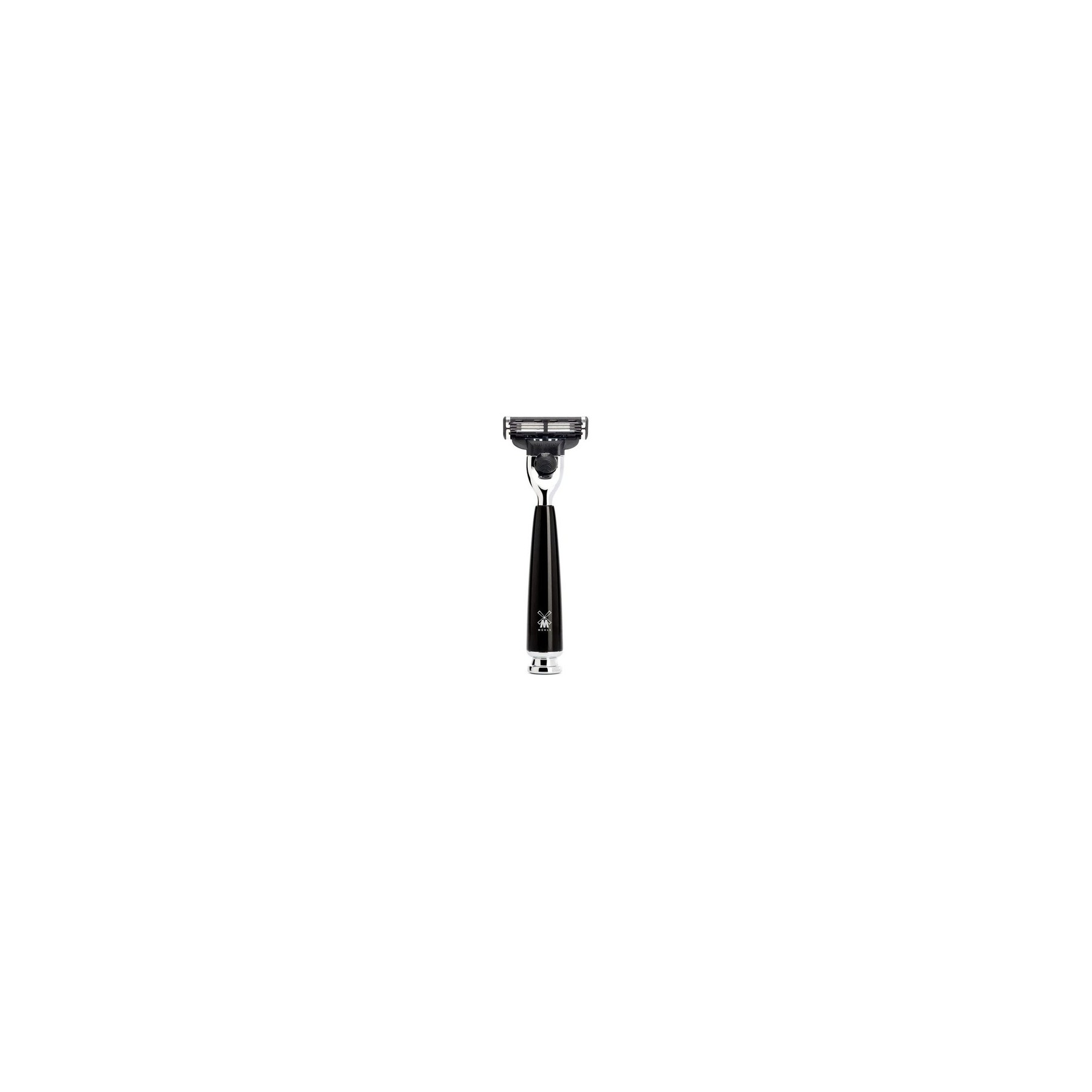 MÜHLE RYTMO Series Wet Razor Compatible with Gillette Mach3 Black Resin