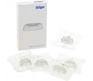 Dräger Alcotest Mouthpieces for Alcotest 3820 and Alcotest 4000 - Pack of 5 Individually Wrapped