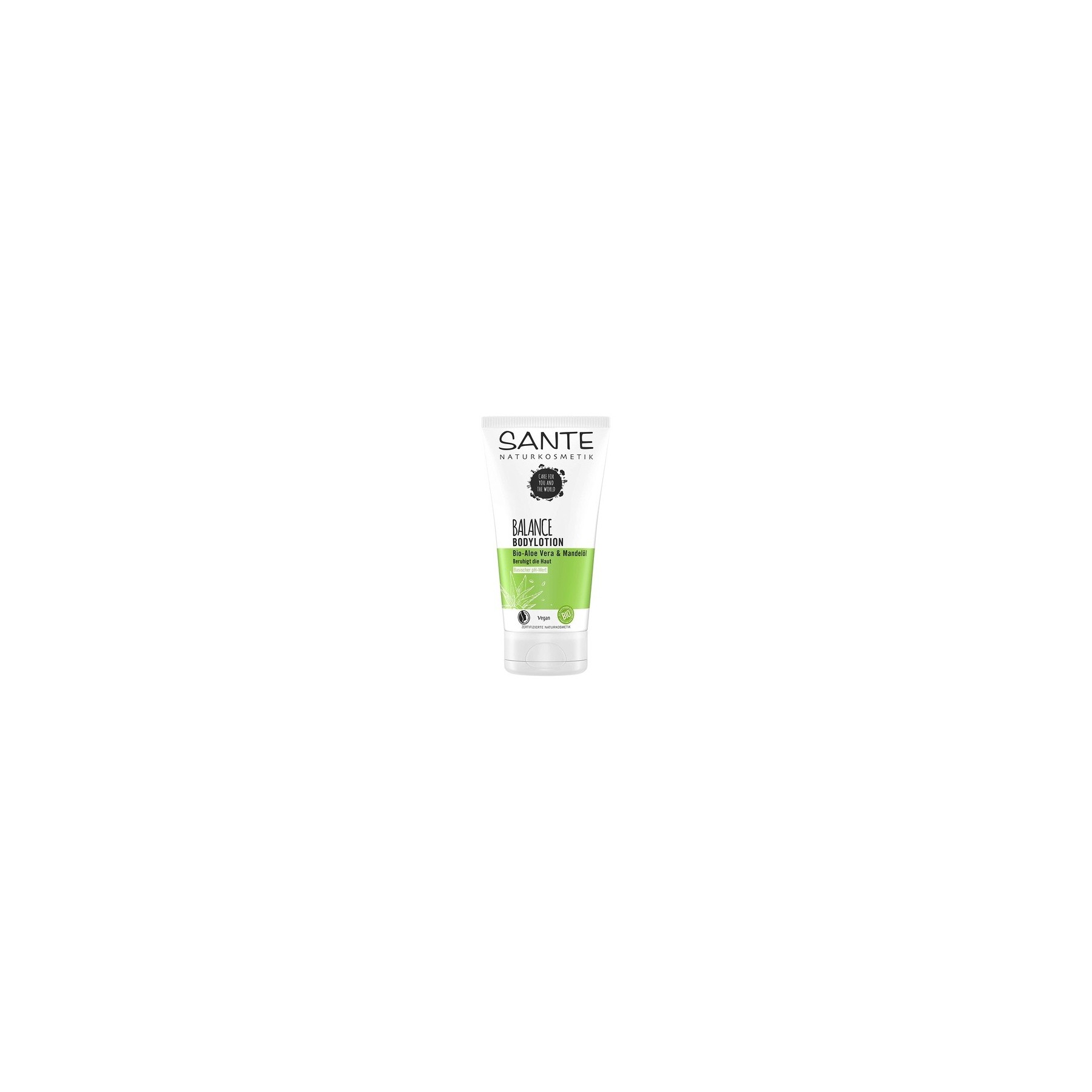 SANTE Naturkosmetik BALANCE Body Lotion with Organic Aloe Vera and Almond Oil 150ml