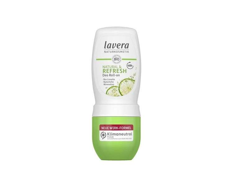 Lavera Natural & Refresh 48h Deodorant Roll-On with Organic Lime & Natural Minerals 50ml