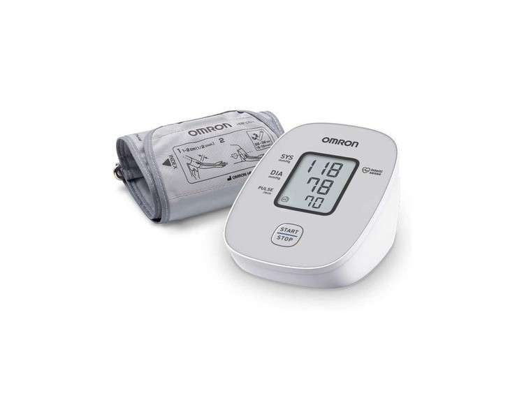 Omron Basic Automatic Upper Arm Blood Pressure Monitor with Intellisense Technology and 22-32cm Cuff