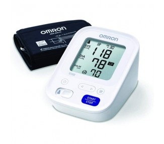 OMRON M3 HEM-7154-E Upper Arm Blood Pressure Monitor with Easy Cuff 22-42cm and IntelliSense Technology - 7 Piece Set