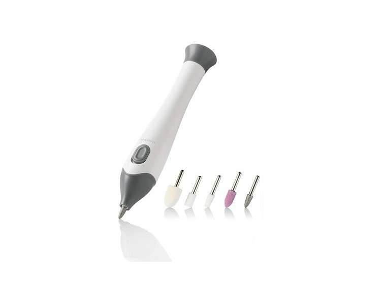 Medisana MP 810 Electric Manicure and Pedicure Set with 5 Nail Care Attachments for Nails, Cuticles, and Calluses