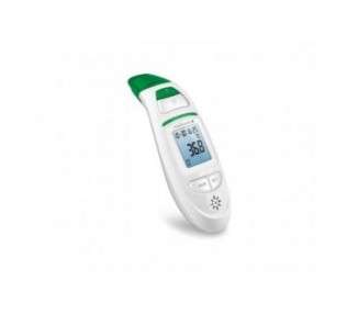 Medisana TM 750 Connect Digital 6-in-1 Thermometer for Ear and Forehead with Visual Fever Alarm and Bluetooth - White