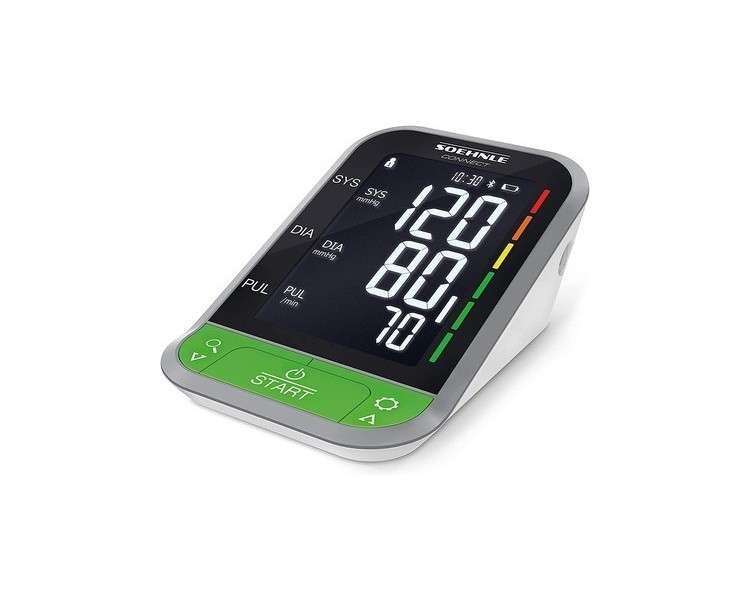 Soehnle Systo Monitor Connect 400 Upper Arm Blood Pressure Monitor with Bluetooth and App Integration and Motion Sensor