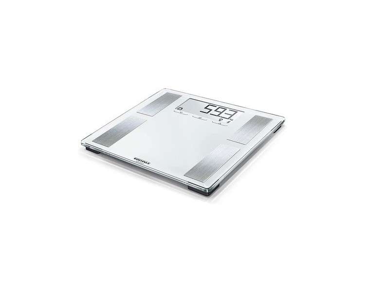 Soehnle Shape Sense Connect 100 Bluetooth Body Scale with BIA Premium Body Analysis and Large LCD Display