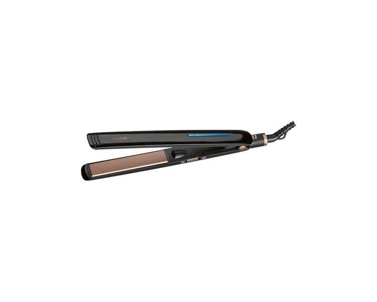 Clatronic Hair Straightener HC 3660 with Ceramic Plates and Ionization Function by Tourmaline Coating Brown-Black