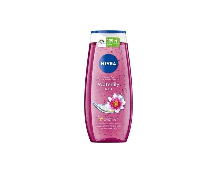 NIVEA Waterlily & Oil Shower Gel 250ml pH Neutral with Nourishing Oil Beads