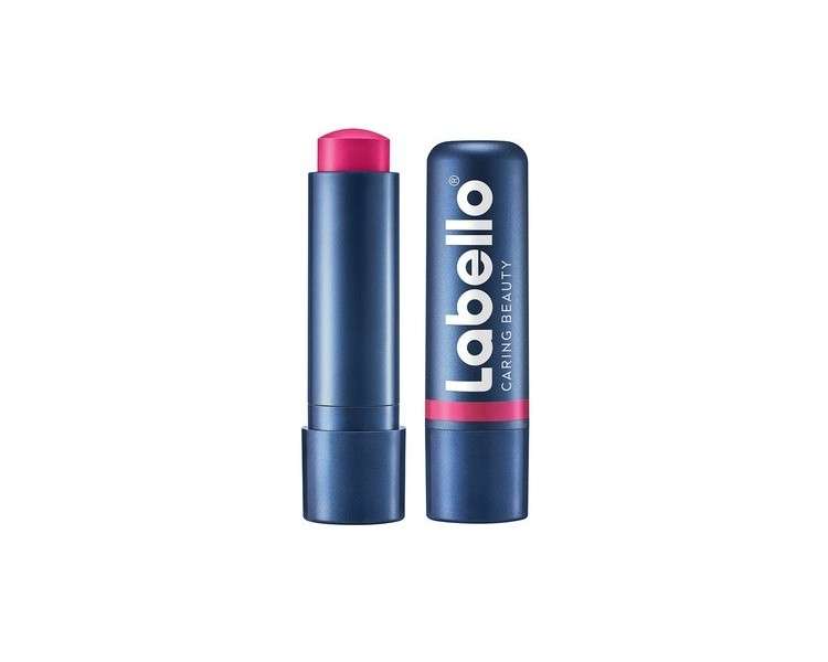 Labello Caring Beauty Pink Lip Balm 5.5ml with Vitamin E, Shea Butter, and Almond Oil