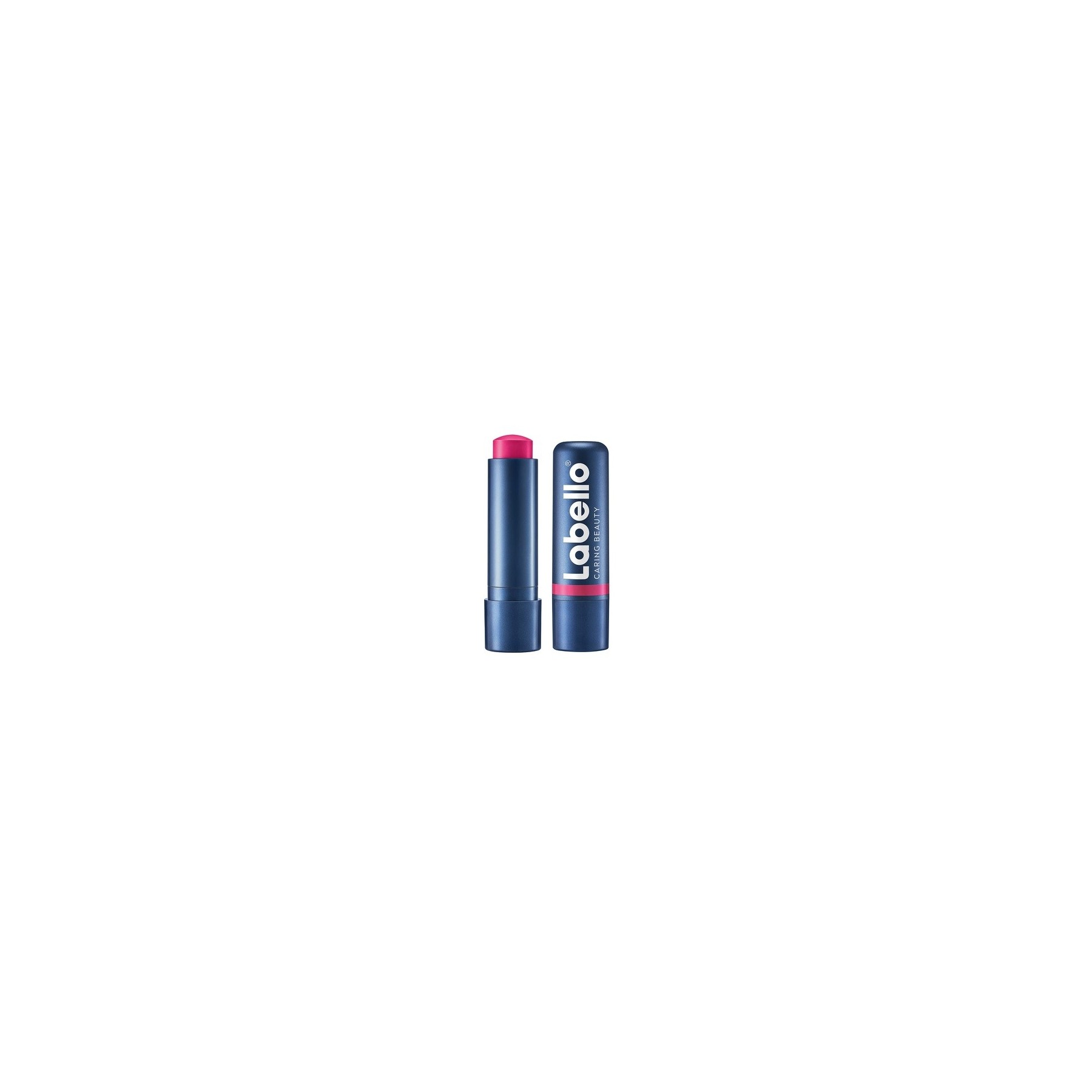 Labello Caring Beauty Pink Lip Balm 5.5ml with Vitamin E, Shea Butter, and Almond Oil