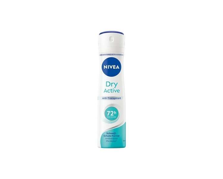 Nivea Dry Active  Anti-Perspirant Deodorant Spray, 150 ml