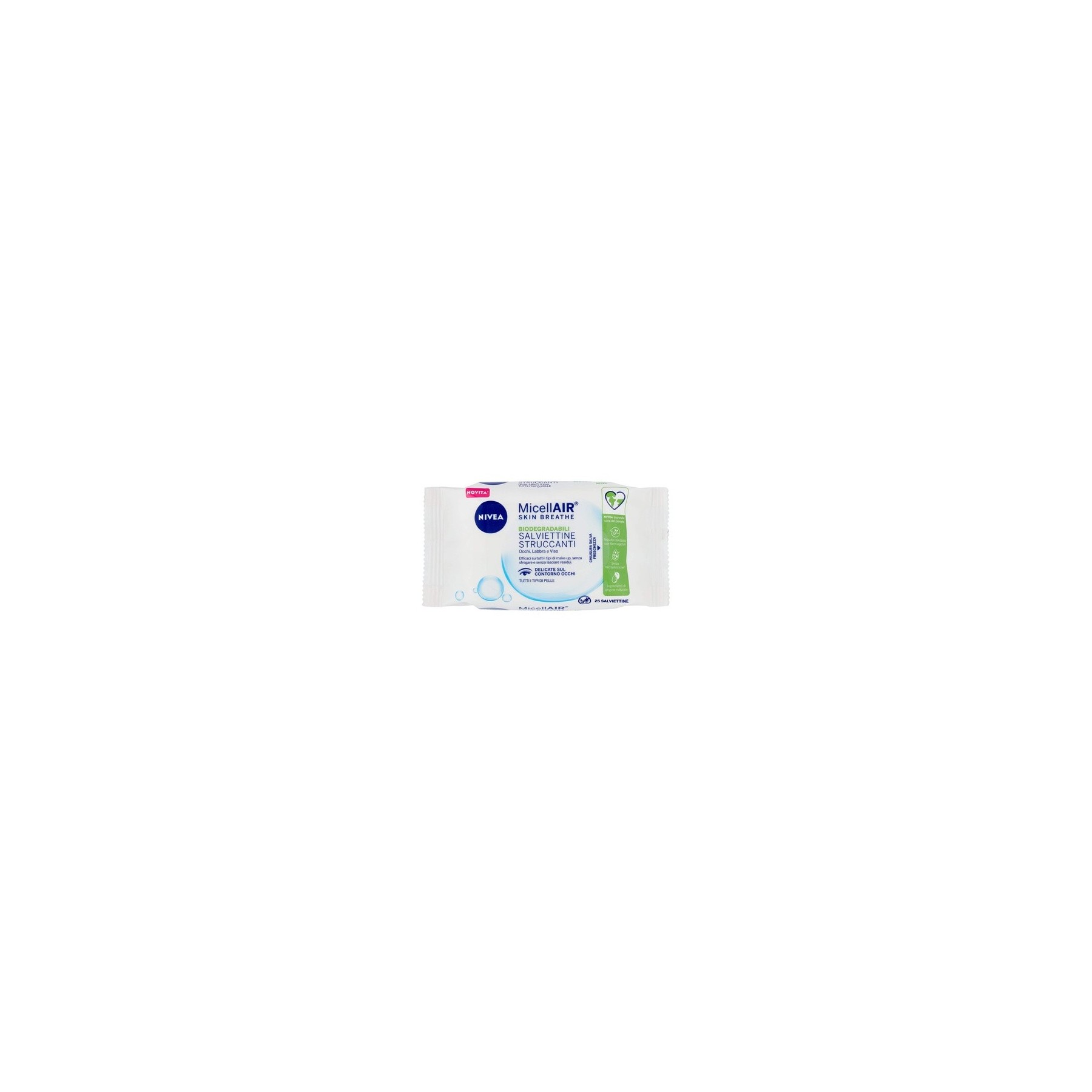 Nivea MicellAir Skin Breathe Makeup Remover Wipes 25 Count
