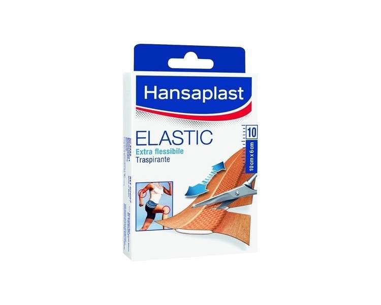 Hansaplast Elastic 10PZ 10 x 6 cm