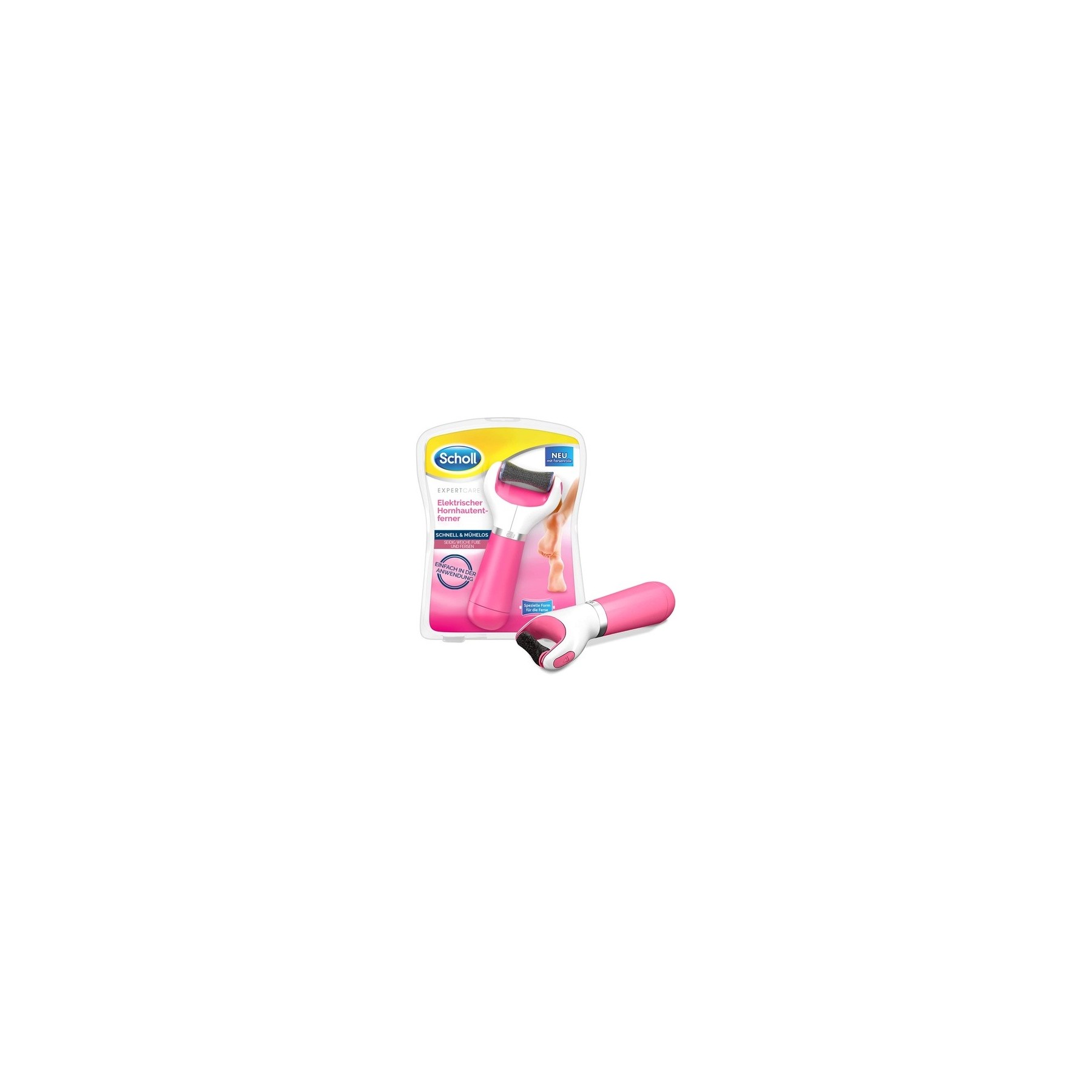 Scholl ExpertCare Electric Express Pedi for Silky Soft Feet with Special Heel Roll