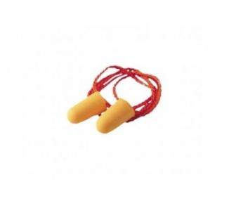 3M Ear Plugs 1100 SNR 37dB Disposable Hygienically Packed in Polybag 100 Pairs