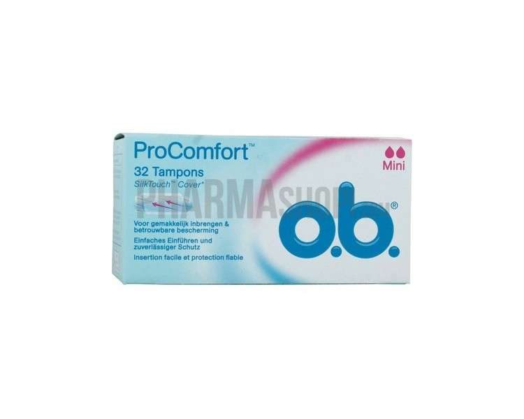 o.b. Mini Pro Comfort Tampons 32 Count