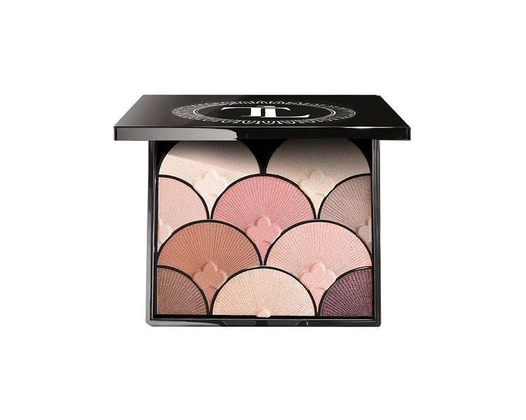 T. LeClerc Eyeshadow Fan Palette Shade 01 Rose Des Sables Dermatologically Tested