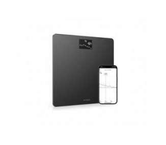 Withings Body Wi-Fi Smart Scale Tracks BMI Digital Weight Bathroom Scale Black