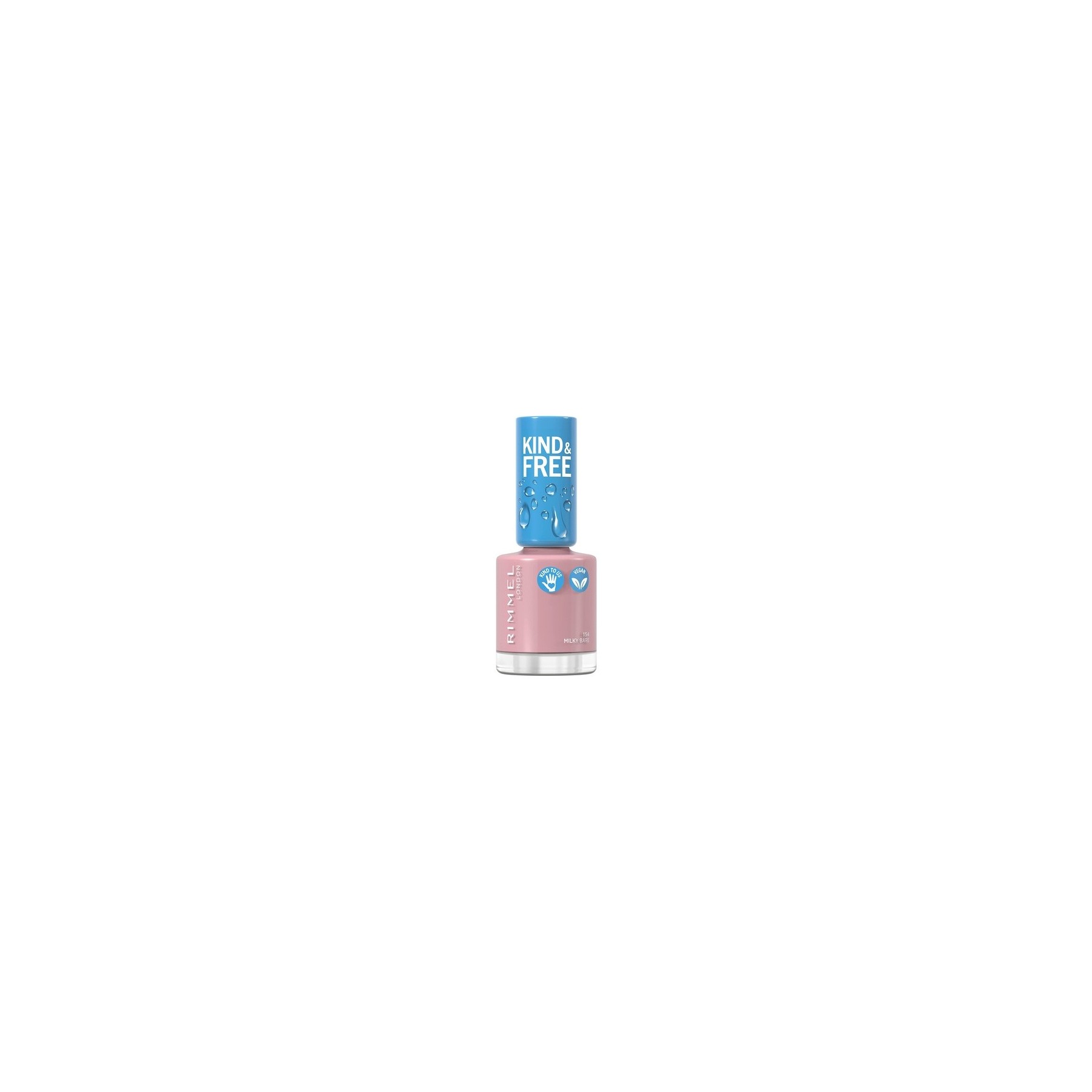 Rimmel Kind & Free Nail Polish 154 Milky Bare 8ml